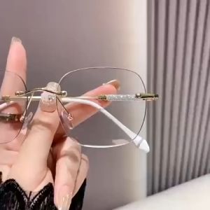 Mắt kính nữ thường và đổi màu cận chống UV ánh sáng xanh kính thời trang phong cách hàn quốc