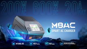 ToolKitRc | Bộ Công Cụ Sạc Cân Bằng Thông Minh ToolkitRC M8AC AC200W DC600W 1-8S Dành Cho Xe Mô Hình Đồ Chơi Phụ Kiện Sạc Pin Lithium