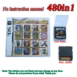 Bandai | 4300 in 1 Compilation DS 3DS 3DS NDSL Pokémon Game Cartridge Card Video Game Handheld Player (R4 card) 23in1/208in1/280in1/482