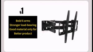 Heavy Duty TV Wall Mount: JUCHI TV Bracket Wall Mount Stand Full Motion Swivel