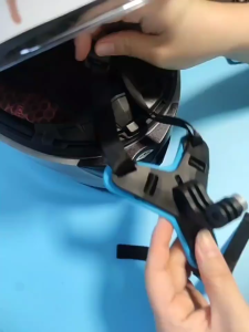 Mounting Helm Full Face Strap Dagu + Pivot Arm For GoPro / Xiaomi Yi / DJI Osmo / Brica BPro / Kogan