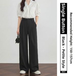 XIANYIJIAO | White Summer Thin Professional Work Culotte Pants