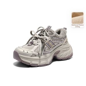 Belle | Thick Sole Height Increasing Mens Womens Fleece-lined Blue Whale Dad Sneakers