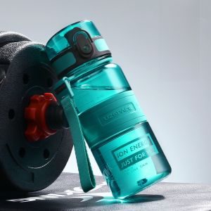 Uzspace Large Capacity Fitness Water Bottle Portable Sports Plastic Cup for Men And Women Student Summer High Temperature Resistant Cup