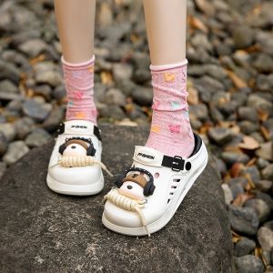 NB CROSS | Giày đi biển thoáng khí cho nữ mùa hè đế mềm đế bằng đế cao su EVA chống nước chống trượt cho nam và nữ