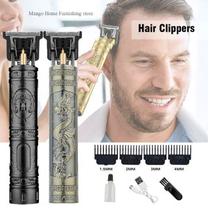T9 Electric Hair Clipper for Men Hair Cutting USB Rechargeable Beard Shaver Razor T-shaped Head Haircut Trimmer Kit Professional Cutting Machine