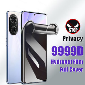 3Pcs Privacy Hydrogel Film For OPPO A94 A12 A54 A31 A32 A33 A5 A9 2020 A53 A74 A91 A92 A76 Gel Without Fingerprint Unlocking