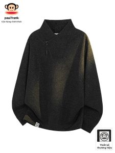 Paul Frank | Áo Hoodie Dài Tay Phong Cách Casua Có Đóng Cúc