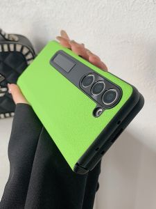 Siêu Mỏng Chính Hãng Da Ốp Lưng Samsung Galaxy Z Fold4 Fold5 Bảo Vệ Toàn Diện Vỏ Lớp Ngoài Có Chân Đế Cho Galaxy Z Fold6