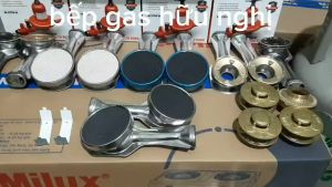 Combo 2 điếu bếp gas hồng ngoại fi90( đen ) có baz gắn kèm