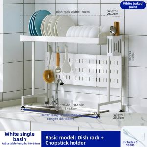 rongqi | 304 Stainless Steel Kitchen Sink Storage Shelf
