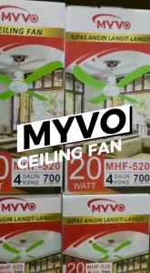 KIPAS ANGIN GANTUNG 20W 30W KIPAS BALING BALING CEILING FAN MYVO