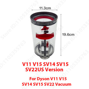 Dust Bin Spare Parts for Dyson V11 V15 SV14 SV15 SV22 Dust Bucket Wireless Vacuum Big Bin Assembly/Dirt Cup Accessories