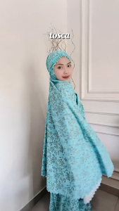 Adiba | Mukena Dewasa Katun Foil Premium Motif Terbaru 2in1 terbaru