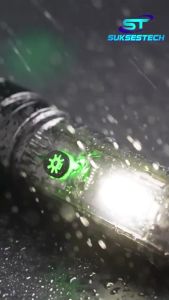 Senter LED Super Terang Mitsuyama MS-1237: Cahaya Putih Tahan Sampai 10 Jam