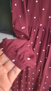 Zahra Dress Anak Muslim Polkadot Zahra Series Gamis Anak Perempuan Lengan Panjang Elegan Lucu Bahan Rayon Nyaman Adem Cocok Untuk Acara Santai Dan Pesta