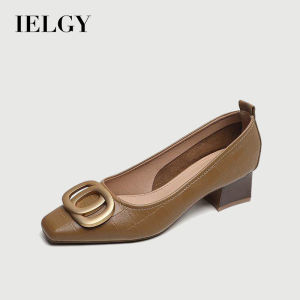 Giày lười đế mềm đế vuông kiểu Pháp IELGY dành cho nữ