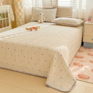 Kiss Dear | Dual-sided Bedspread Velvet and Cotton All-cotton Milk Fleece