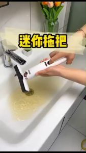 Sponge absorbent hand-held mini mop kitchen bathroom toilet bathroom sink desktop迷你小拖把