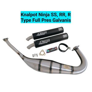 knalpot ninja rr ss r step standar type pres