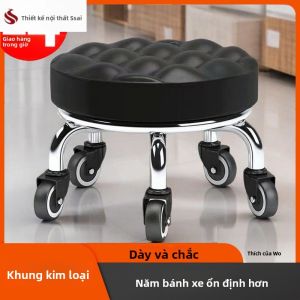 Child-friendly 360-degree Swivel Stool with Heavy-duty Load Capacity 428 lbs