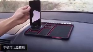 JRCASE Mat Anti Slip Dashboard Mobil Multi Fungsi & Phone Holder Stand Mounting