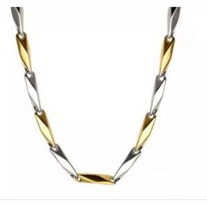 BISA COD TELARIS Kalung Titanium 100% Pria Model Biji Padi / Kalung titanium Anti Luntur / kalung cowo keren / Kalung Titanium Anti Karat