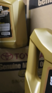 TOYOTA SN/CF FULLY SYNTHETIC SN 5W40 ENGINE OIL (4L) 5W-40 IMPORT THAI จากประเทศไทย