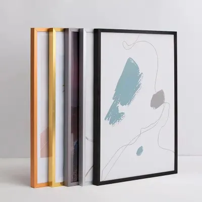 Aluminum Frame for Pictures and Posters Simple Narrow Edge