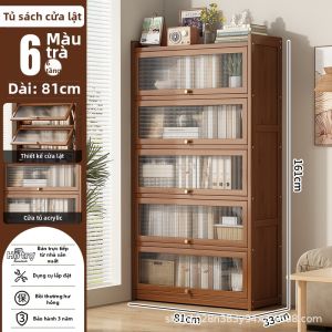Tủ Sách Chống Bụi Có Cửa Và Nhiều Kệ
