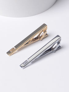 Men Golden Silver Tie Clip Business Formal Wear Wedding Tie Partner Men and Women Pin Valentines Day Gift Fashion