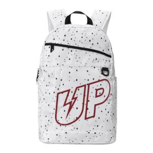 Turnup Polka Dot Laptop Backpack for College And High School Students Large Capacity Book Bag Mens Style Soft Shoulder Bag