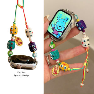 Dây đồng hồ thay thế con quỷ nhỏ cho đồng hồ Apple Dây đồng hồ có dây đeo kéo 38mm/40mm 42mm/44mm cho nữ tương thích với đồng hồ Apple siêu 9 8 7 6 SE 5 4 3 2 1