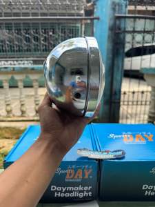 Reflektor Sports DAY Kaca Bening Set Batok L2G + Bohlam H6 Cocok Bahan Biled Aes A E S Turbo PNP CB GL Megapro Tiger Vixion Cb150