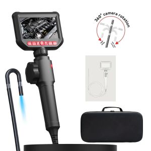 Camera Nội Soi Công Nghiệp 6mm 720 Độ Xoay Đa Hướng Dùng Cho Ô Tô Ống Dẫn Cống Rãnh Với Màn Hình HD 5 Inch