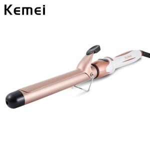 Kemei KM-760A KM-760B Máy uốn tóc nhanh chóng tăng nhiệt độ Mười phân đoạn kiểm soát nhiệt độ sóng lớn máy uốn xoăn tóc