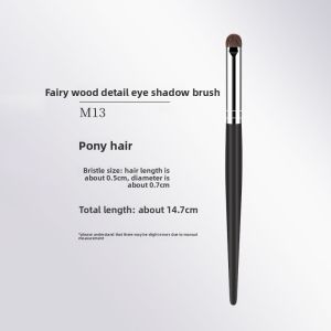 Lades | LADES Blue Fairy Wood M13 Soft Horse Hair Detail Eyeshadow Brush Blending Makeup Brush Long Handle Waterproof Cosmetic Brush