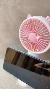 CANA MINI FAN USB LUCU KARAKTER RECHARGEABLE KIPAS ANGIN USB KIPAS GENGGAM CHARGE KIPAS KONSER KOREA