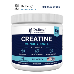 Dr. Berg Nutritionals Creatine Monohydrate - Unflavoured 50 Servings