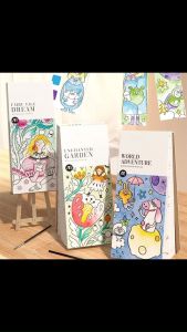Buku Gambar Lukis Anak Cat Air & Buku Cat Mewarnai Watercolour Painting Book - Ayodibeli