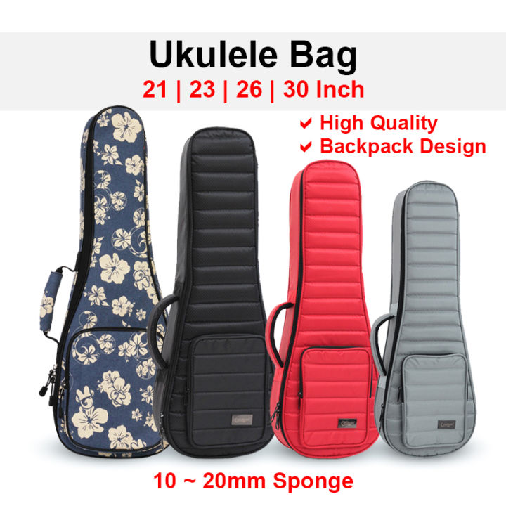 Ukulele Bag (UB-80 UB-89) 20mm Sponge for Ukulele Guitar Case