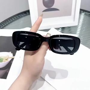 MJYIWANG Nữ Y2K Jelly Color Kính Mát UV400 Bảo Vệ Khung Hình Chữ Nhật Phân Cực Thời Trang Retro Kính Mắt Dành Cho Dự Tiệc