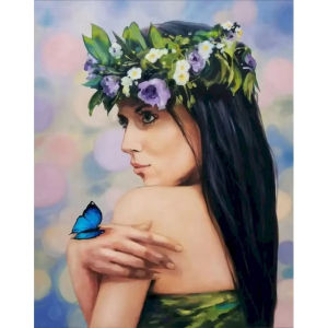 Kayou | DIY Painting By Numbers Beautiful Woman Picture on Canvas Paint By Numbers Figure Digital Painting Kits Home Decor