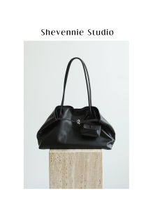 Large Capacity Leather Tote Bucket Bag