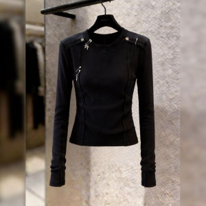 Elegant Stylish French Designed Long Sleeve Womens Blouse