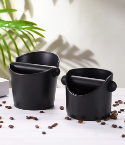 【❤️‍🔥SHIP IN 24H】Coffee Knock Box Anti Slip Shock-absorbent Coffee Grind Dump Coffee Grind Knock Espresso Grind Dump Waste Bin Cafe For Barista