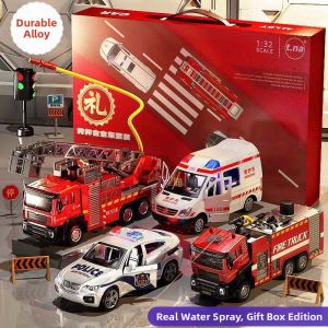 LIWAN | Fire Truck Ambulance Police Car Toy Set for Children Gift