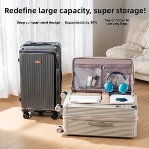 Durable Side-Opening Large-Capacity Luggage