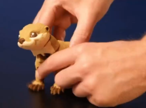 Mainan Otter Artikulasi – Action Figure Hewan Lucu Koleksi dekorasi V2
