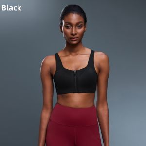 High Strength Support Anti-Shake Front Zip Yoga Bra